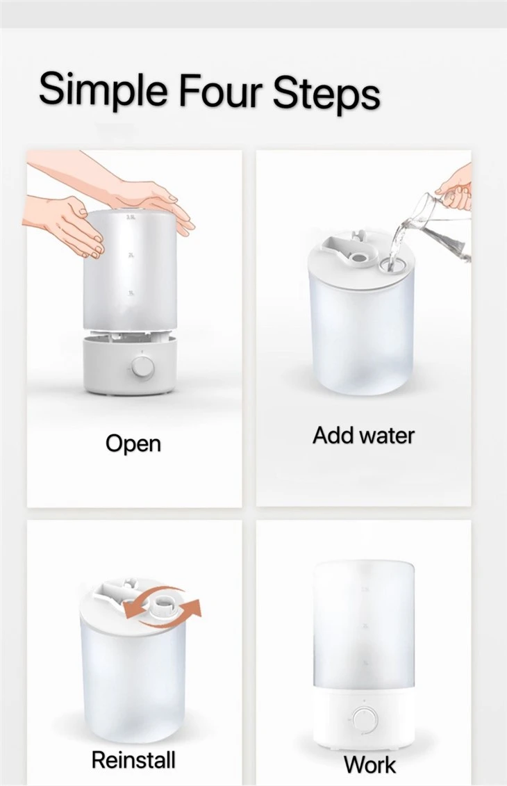 ABS Material Home Healthy Humidifier