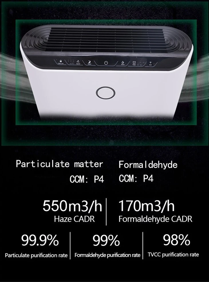 Hot Seller Super Quiet Home Air Purifier OEM